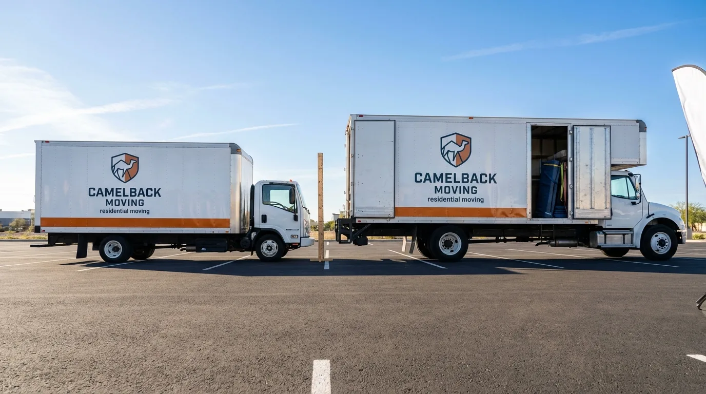 Moving truck size capacity guide in Venus